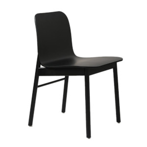 Aspen oak dining chair black