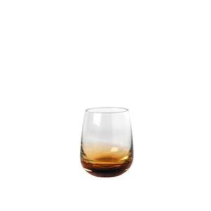 Broste shot glass amber