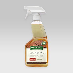 Gear Cleaning and Disinfectant: Oakwood Leather Oil 500ml