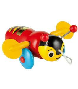 Gift: Buzzy Bee Wooden Pull Along Wooden Toy