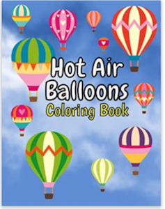 Hot Air Balloon Coloring Book