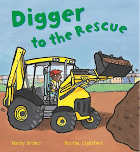 Busy Wheels Digger to the Rescue