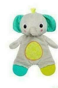 Bright Starts Snuggle & Teethe Plush Teether - Elephant