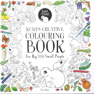 Kuwi's Creative Colouring Book