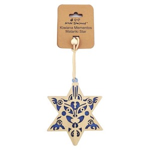 NZ Matariki Hanging Ornament Star