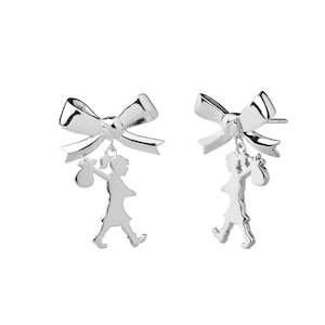 Karen Walker Girl With A Bow Earrings