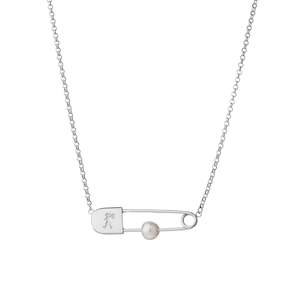 Karen Walker Runaway Safety Pin Necklace