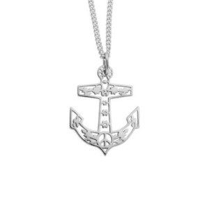 Karen Walker Filigree Anchor Pendant