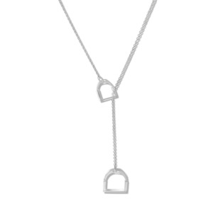 Breeze Double Stirrup Necklace