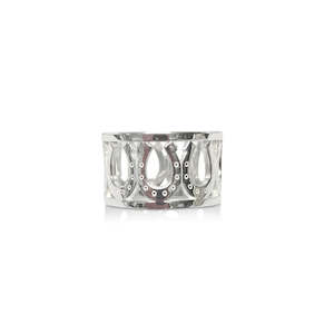 Breeze Silver Horseshoe Ring