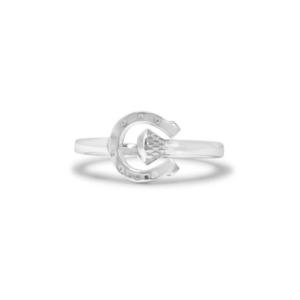 Breeze Horseshoe & Nail Wrap Ring