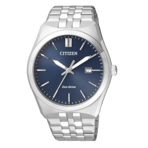 Citizen Eco-Drive Gents Steel Blue Dial Watch