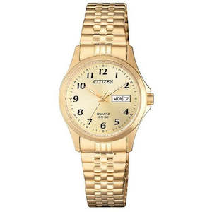 Citizen Quartz Ladies Gold Expandy Band Watch