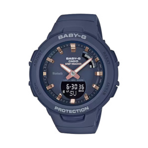 Jewellery: Baby-G G-Squad Navy Blue Watch with Step Tracker