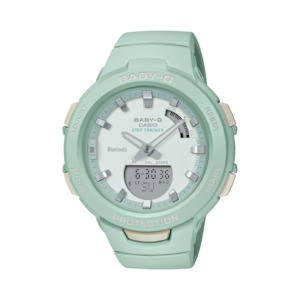 Jewellery: Baby-G Sage Green Duo with Step Tracker