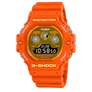 Jewellery: Casio G-Shock Orange Digital Watch