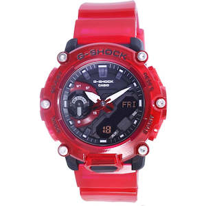 Jewellery: G-Shock Red Carbon Core Ana-Digi Watch