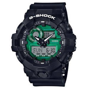 Jewellery: Casio G-Shock with Green Accents