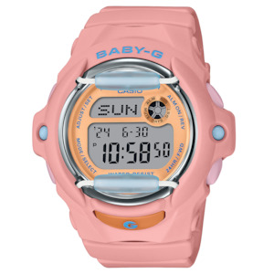 Baby-G Playful Beach Coral Pink Digital