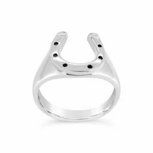 Silver Horseshoe Ring