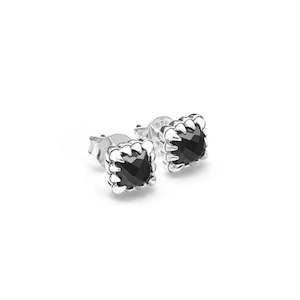 Jewellery: Stolen Girlfriend's Club Mini Claw Stud Earrings - Onyx