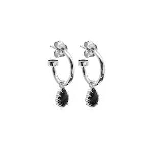 Stolen GC Love Claw Drop Anchor Sleeper Earrings - Onyx