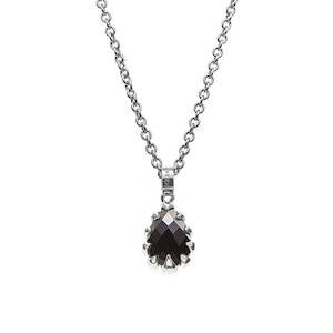 Jewellery: Stolen GC Love Claw Drop Necklace With Onyx