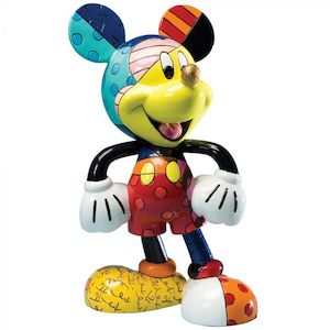 Jewellery: Disney By Britto Large Mickey Mouse With Glitter