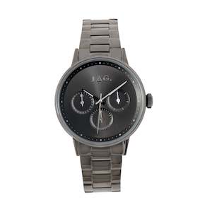 JAG 'Norwood' Gunmetal Steel Watch