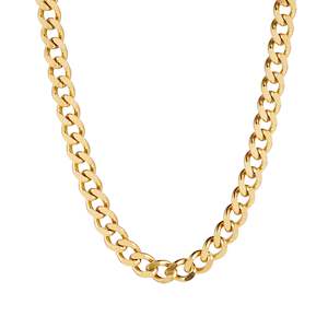 Cudworth 14k Gold Ion Plated Heavy Curb Chain