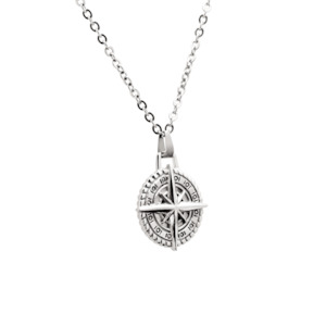 Rochet Men's Compass Star Necklace