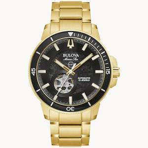 Bulova Gents Automatic Gold Marine Star Watch