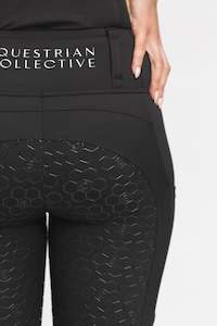 Breeches: Equestrian Collective Honeycomb Technical Tights - Black