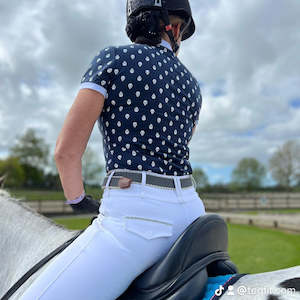 Breeches: teQ Fleur Aqua Breeches