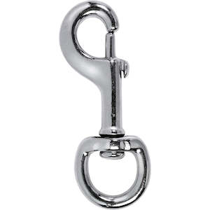 Halters Leads: Nickle Plated Jumbo Trigger Snap