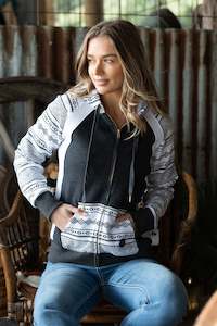 Competition Shirts: Pure Western Woman's Norah Zip Through Hoodie