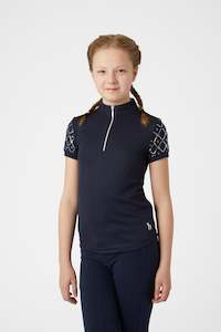 Horze Fia Kids Training/Show Shirt with Short Sleeves