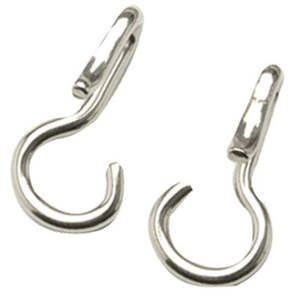 Bits: Zilco Stainless Steel Curb Hooks (Pair)