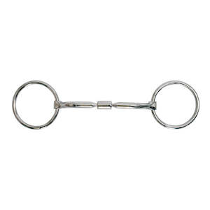 Platinum Loose Ring Snaffle With Roller