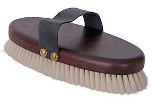 Cavallino Goat Hair Brush With Leather Strap