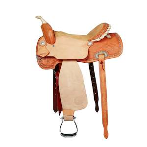 Syd Hill Crosby Barrel Western Saddle