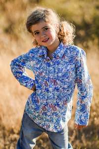 Sale: Pure Western Girl's Frances LS Shirt