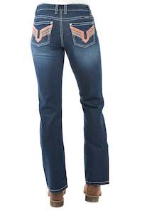 Jeans: Pure Western Aztec Boot Cut Jean - 34"