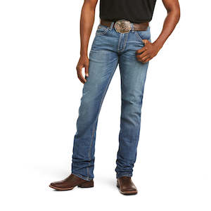 Jeans: Ariat M4 Low Rise Stretch Novato Straight Leg - Mens