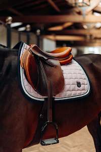 B Vertigo Cameron All Purpose Saddle Pad with Cord Piping