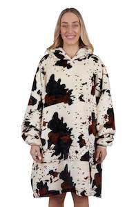 Pure Western Cow Print Snuggle Hoodie