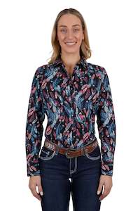 Pure Western Women's Edwina Print Long Sleeve Shirt