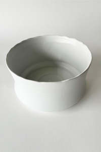 Craft material and supply: PRE-ORDER Pavona Ceramic Orchid Bowl (1 + 4)