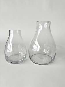 PRE-ORDER Glass Bottle Vase (unit 4 + 12 &24)