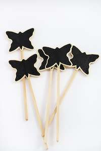 Craft material and supply: Blackboard Picks - Butterfly PKT6 (unit 6)